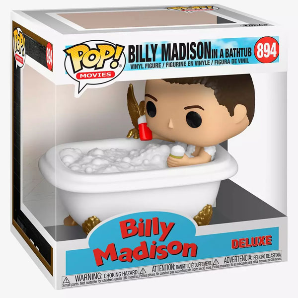 Funko POP #894 Deluxe Billy Madison - Billy Madison in a Bathtub Figure